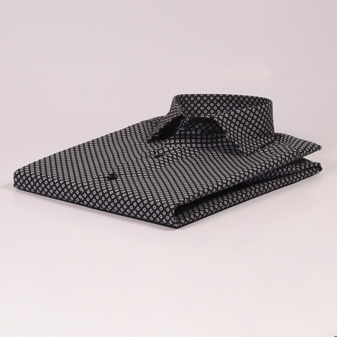 ZR Black Mini Floral Shirt